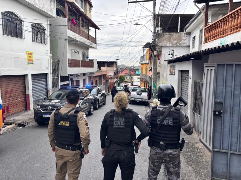 Operação conjunta da PCMG, PMMG e PPMG prende suspeitos e mira lideranças do tráfico em Minas Gerais