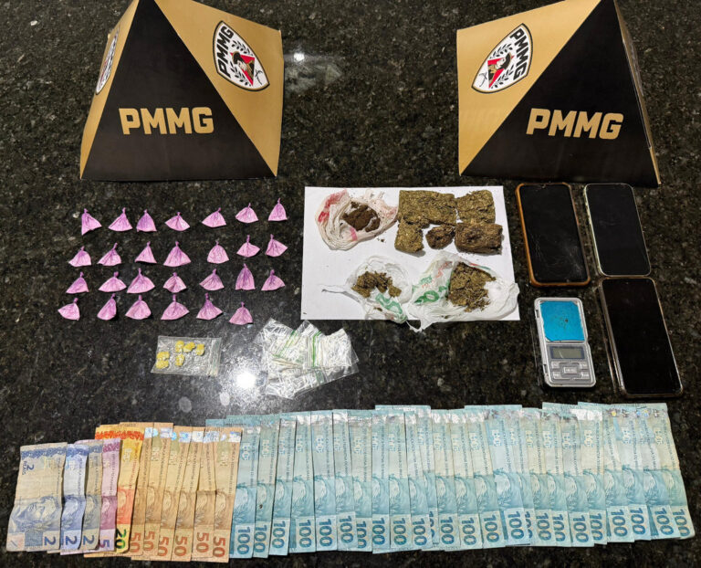 PM prende casal por por tráfico de drogas durante operação policial no Prata