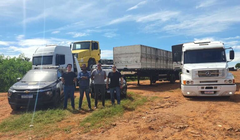 PCMG recupera carreta furtada e investiga possível esquema de desmanche às margens da BR-050