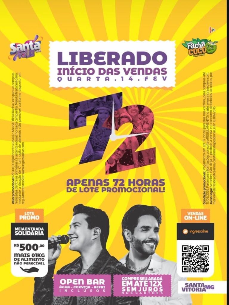 Santa Folia 2026: Lote promocional de abadás começa a ser vendido