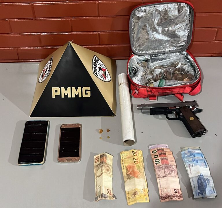 Polícia Militar prende um homem e uma mulher por tráfico de drogas próximo à rodoviária de Ituiutaba