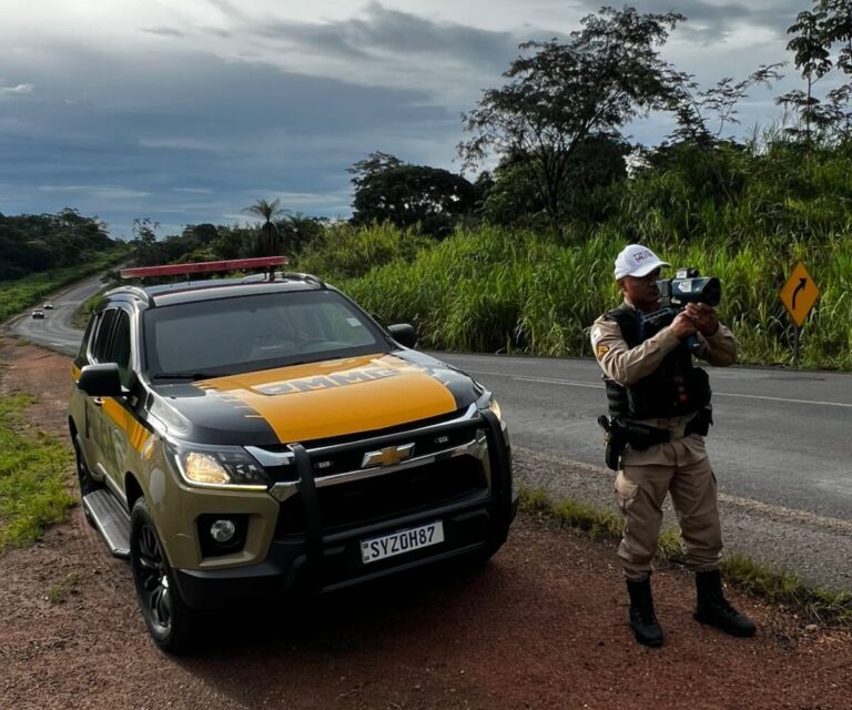 PMRv intensifica fiscalização na LMG-798 com radar TruCam II, em Uberaba
