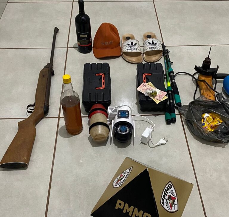 PM prende homem de 27 anos após ser flagrado por câmeras furtando residência em Monte Alegre