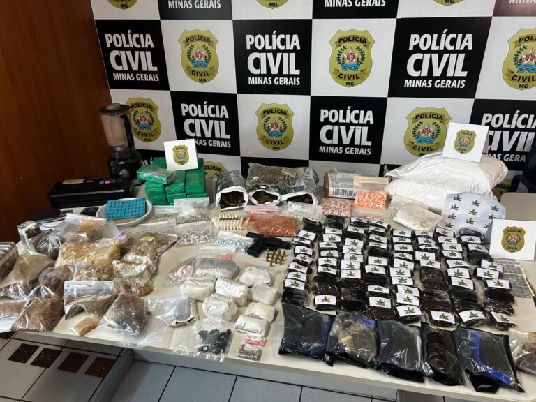 Polícia Civil prendeu 3 homens durante cumprimento de mandado e apreendeu mais de 2 mil comprimidos de ecstasy em Uberlândia