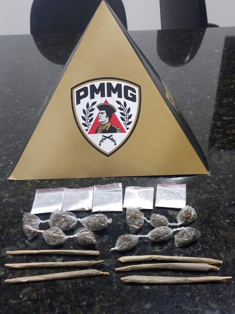 PM apreende drogas drogas no evento de Carnaval em Prata (MG)