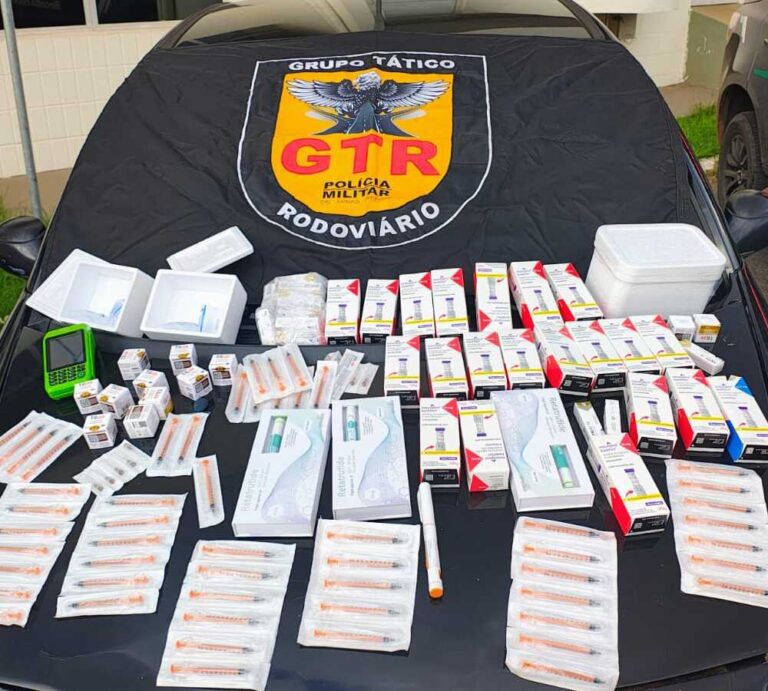 Operação na MGC-497 termina com duas mulheres presas e apreensão de medicamentos estrangeiros em Uberlândia