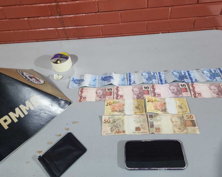 PM prende homem por tráfico de drogas no bairro Setor Sul, em Ituiutaba
