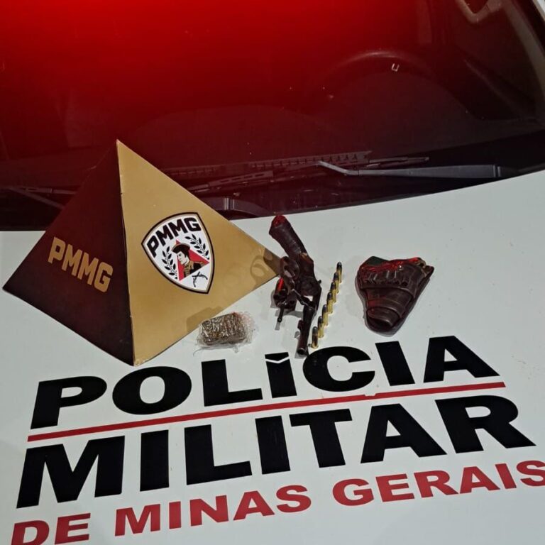 PM prende homem por porte ilegal de arma de fogo após agredir o irmão com coronhadas em Capinópolis