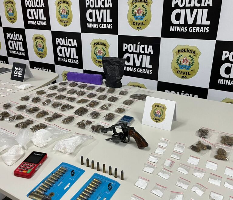 PC prende suspeito de integrar rede de tráfico em Uberlândia
