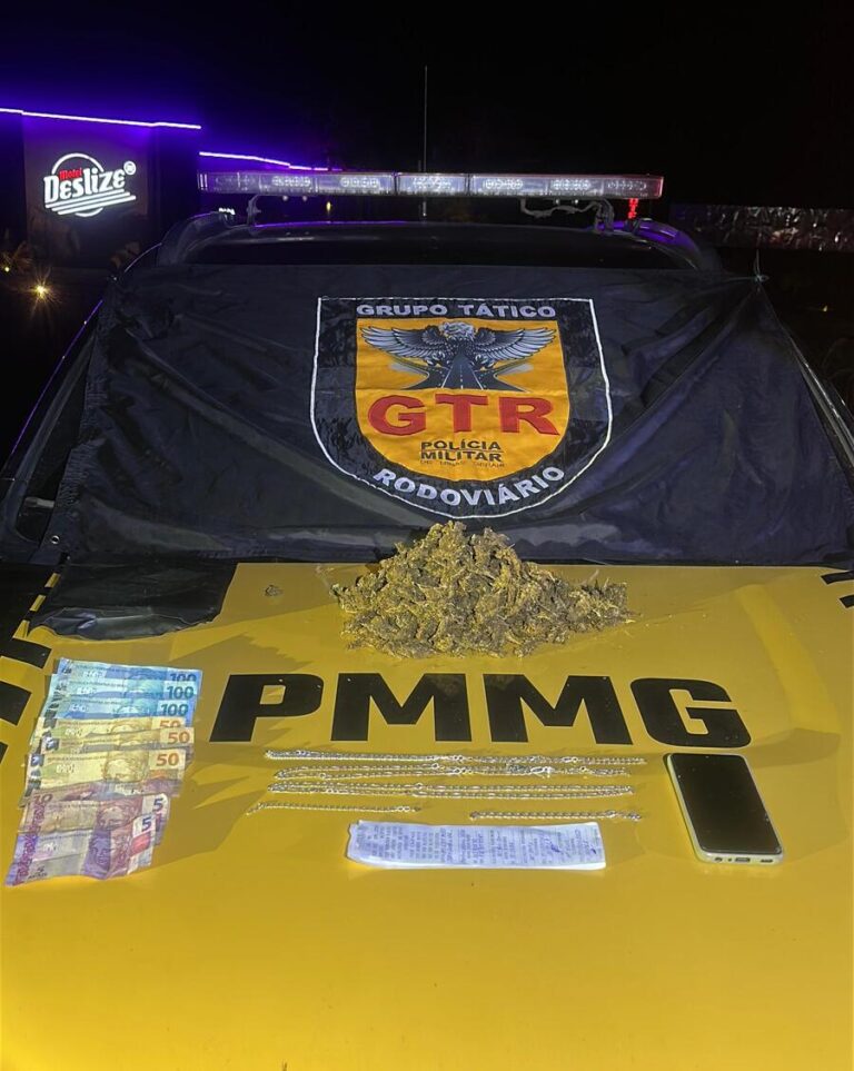 PMRv prende motociclista por tráfico e embriaguez na MGC-452, em Uberlândia