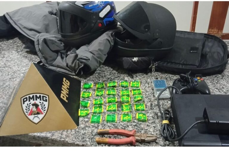 Ação da PM após furto termina com prisão e apreensão de cocaína  em Monte Alegre de Minas