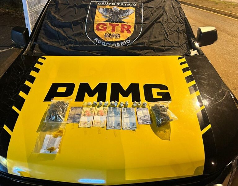 PMRv prende homem com drogas após fuga de abordagem na MGC-452 em Tupaciguara