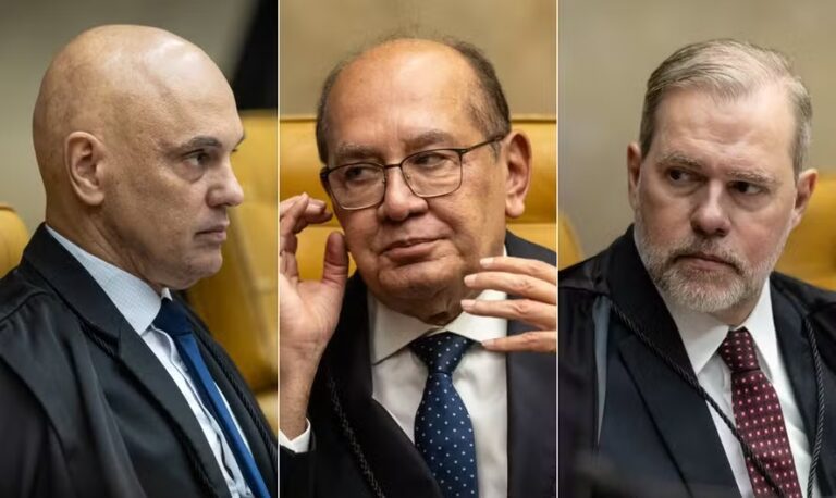CPI do Crime rejeita relatório com indiciamento ds ministros Toffoli, Moraes e Gilmar