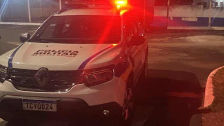 Suspeito de roubo é preso pela PM após tentativa de fuga em Prata