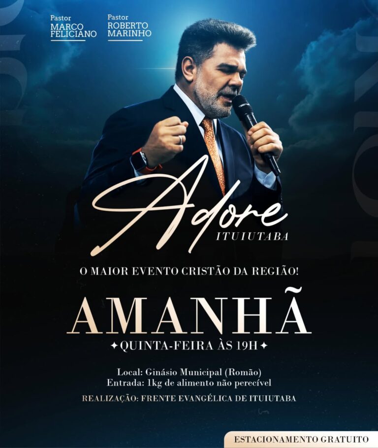“Adore Ituiutaba” reúne fiéis em noite de fé e solidariedade em Ituiutaba