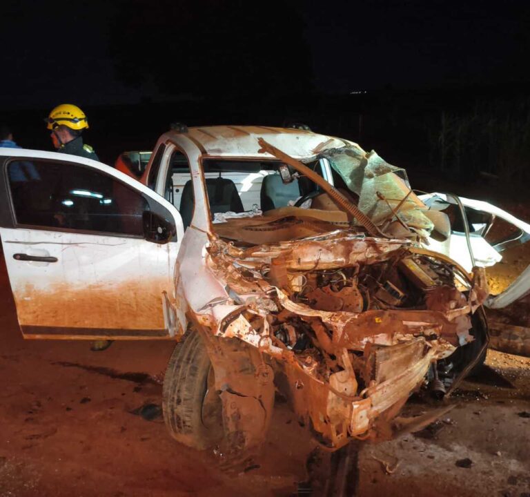 Colisão entre veículos deixa idoso ferido na MG-266 entre Capinópolis e Canápolis