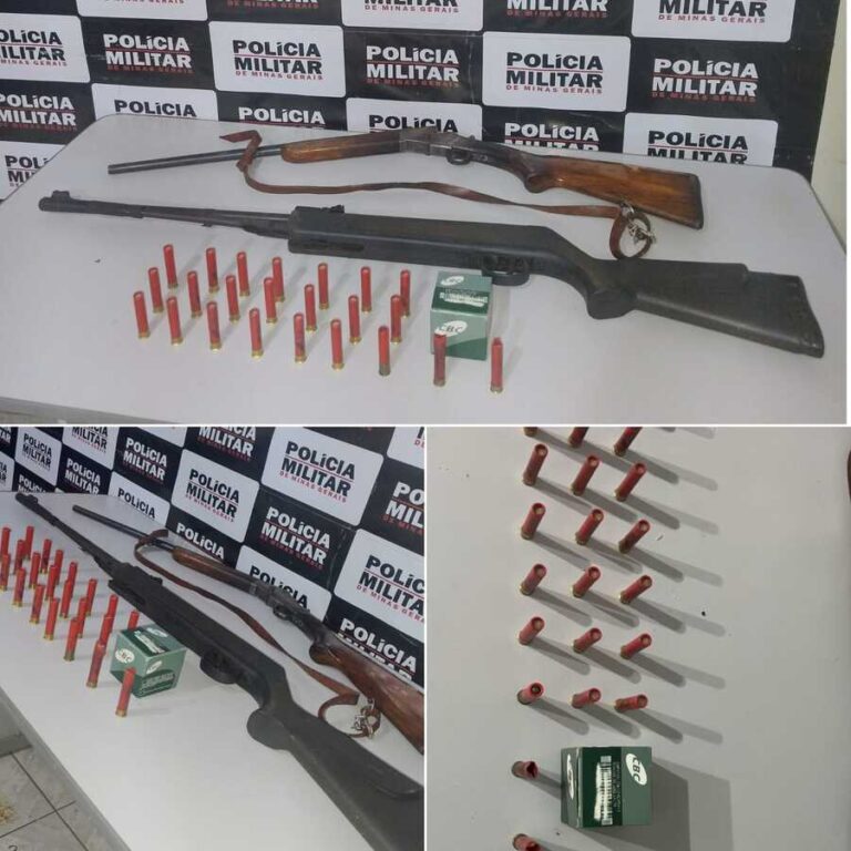 Homem é preso pela PM após ameaçar de morte a ex-companheira com arma de fogo na zona rural de Santa Vitória