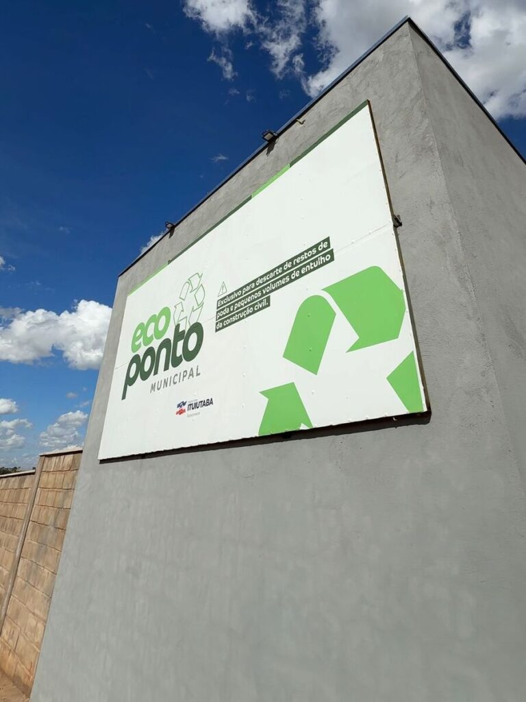 Ecoponto Municipal é alternativa sustentável para descarte de resíduos em Ituiutaba