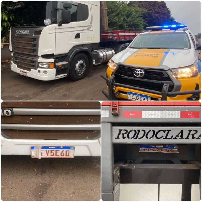 Motorista é preso por adulteração de placas e suspeita de tráfico ilícito em Uberaba