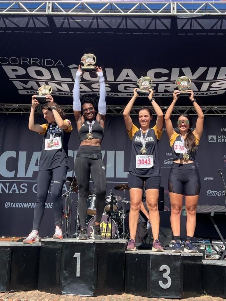 Investigadora Maria Betânia da Polícia Civil de Ituiutaba conquista 1º lugar em corrida da PCMG em BH