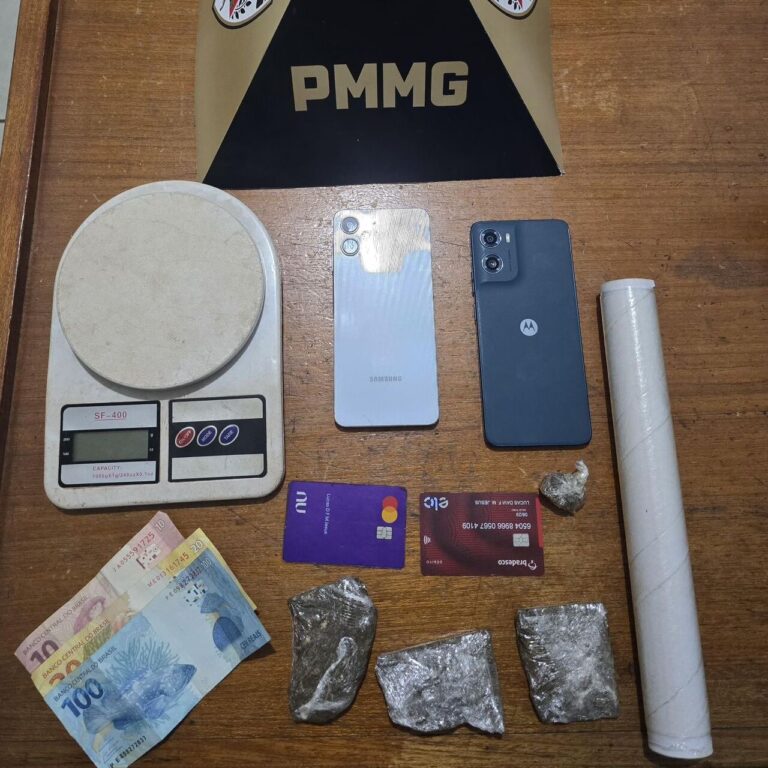 PM prende suspeito de tráfico de drogas e resgata menor levada de residência em Monte Alegre de Minas