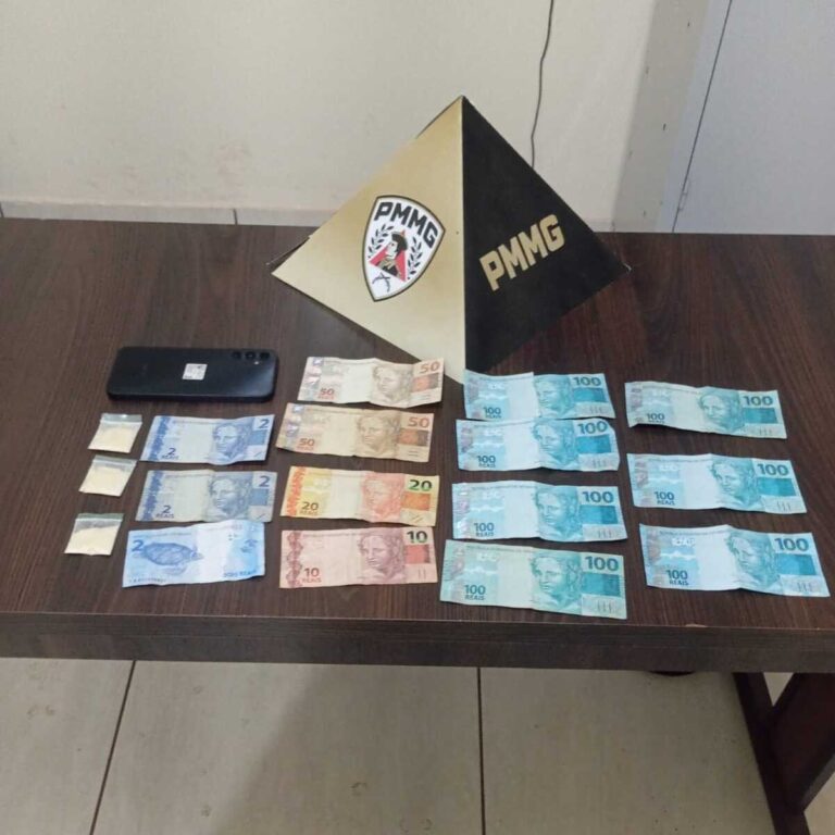 PM prende suspeito de tráfico após abordagem no centro de Canápolis