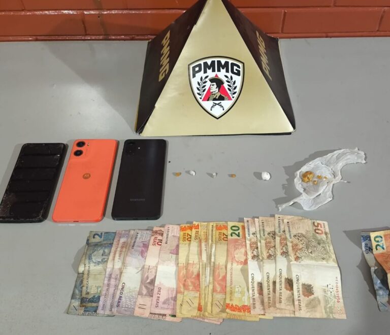 PM prende dois homens por tráfico de drogas após monitoramento de residências em Ituiutaba