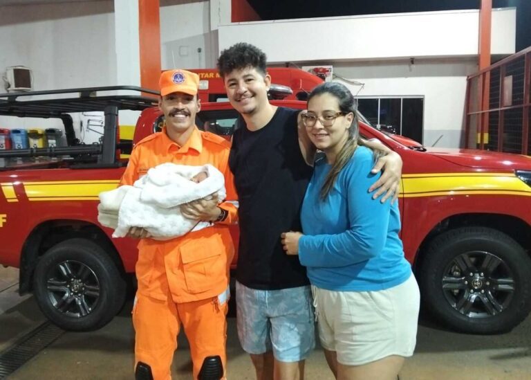 Bombeiros salvam recém-nascido engasgado durante a madrugada em Ituiutaba