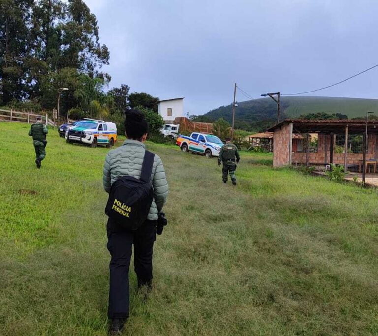 PF e órgãos ambientais combatem garimpo clandestino e crimes ambientais em Minas