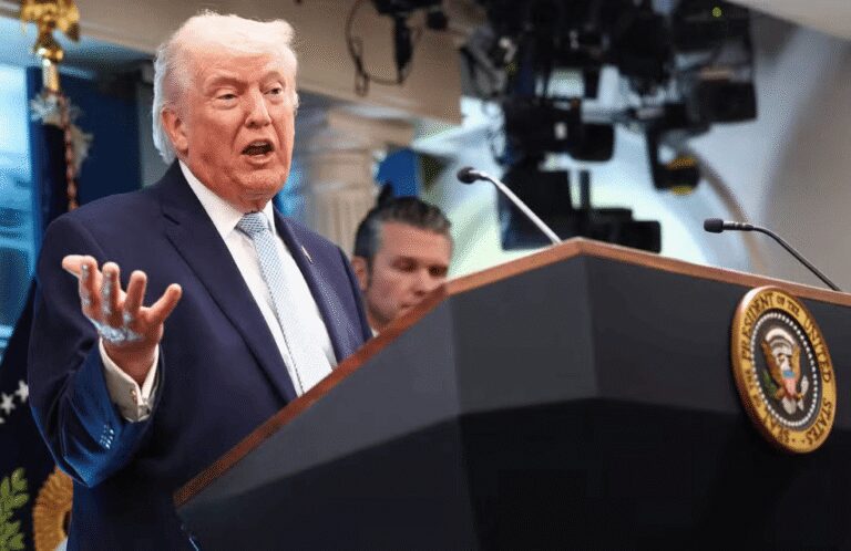 Trump diz que EUA vão controlar o Estreito de Ormuz e eleva tensão com o Irã