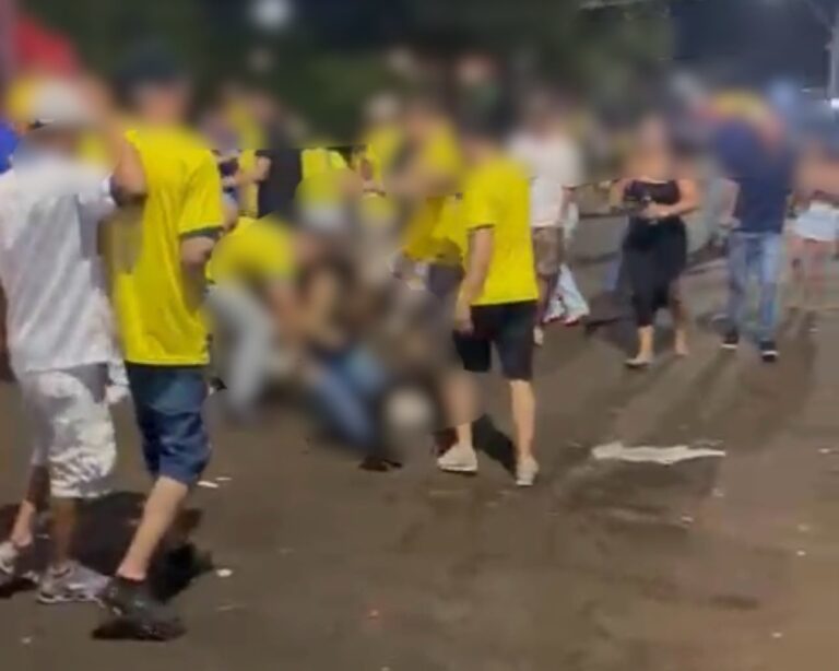 VÍDEO: Jogo do Brasil termina com homem morto a facadas em bar na Avenida Marginal, em Ituiutaba