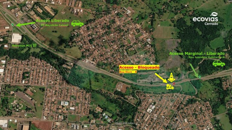 Ecovias dará continuidade às obras na BR-365, na ponte sobre o Córrego Sujo, em Ituiutaba