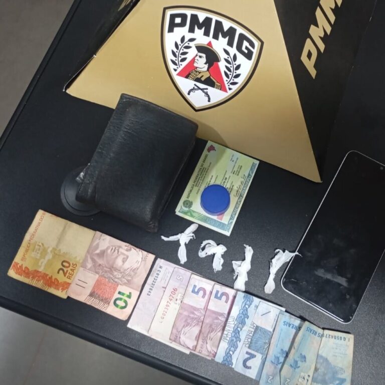 Operação da PM prende dois suspeitos e desarticula ponto de tráfico em Capinópolis