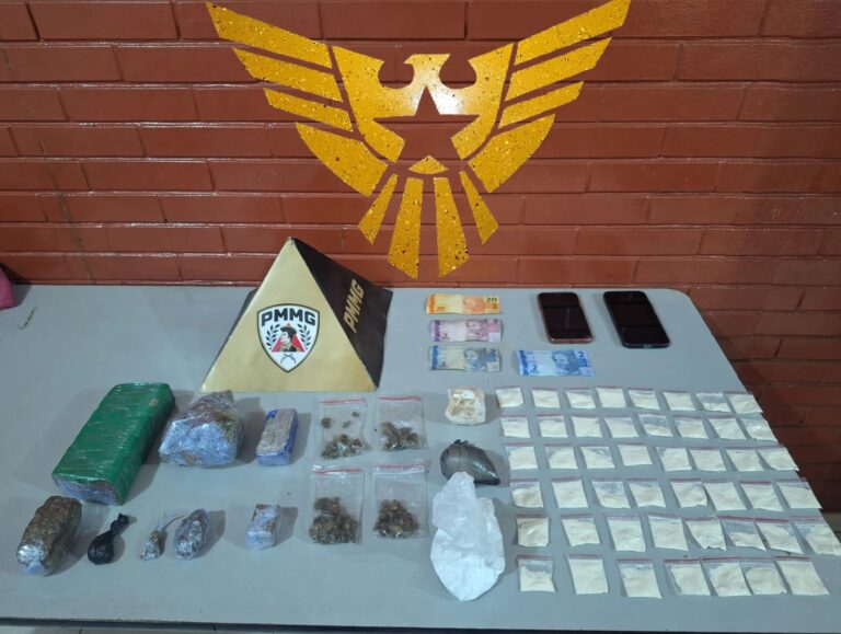 Casal é preso pela PM de Ituiutaba após apreensão de drogas em imóvel no bairro Gerson Baduy