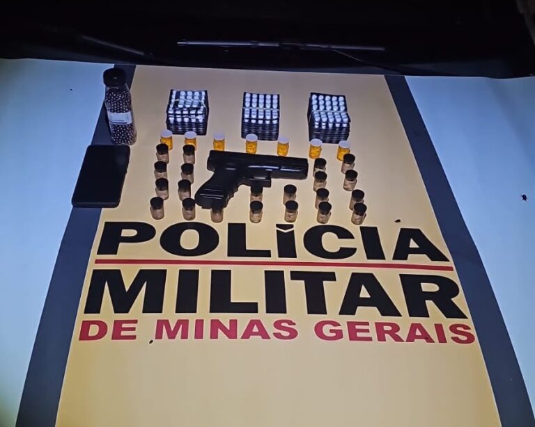VÍDEO: PMRv prende motorista de bitrem com mais de mil rebites, placas encobertas, munições e dinheiro em Gurinhatã