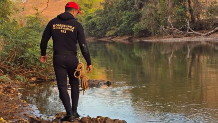 URGENTE: Jovem desaparece após mergulho no encontro do Ribeirão São Lourenço com o Rio Tijuco, em Ituiutaba